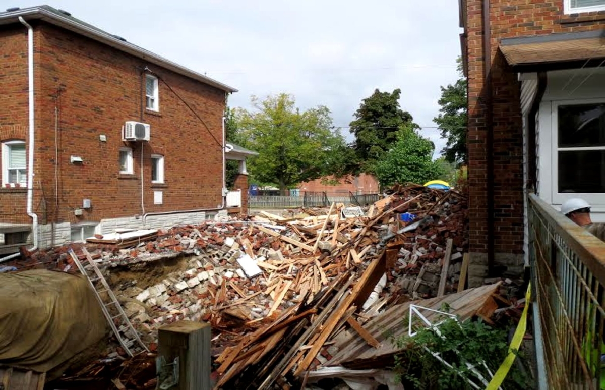 Brown Beattie Two Storey House Collapse