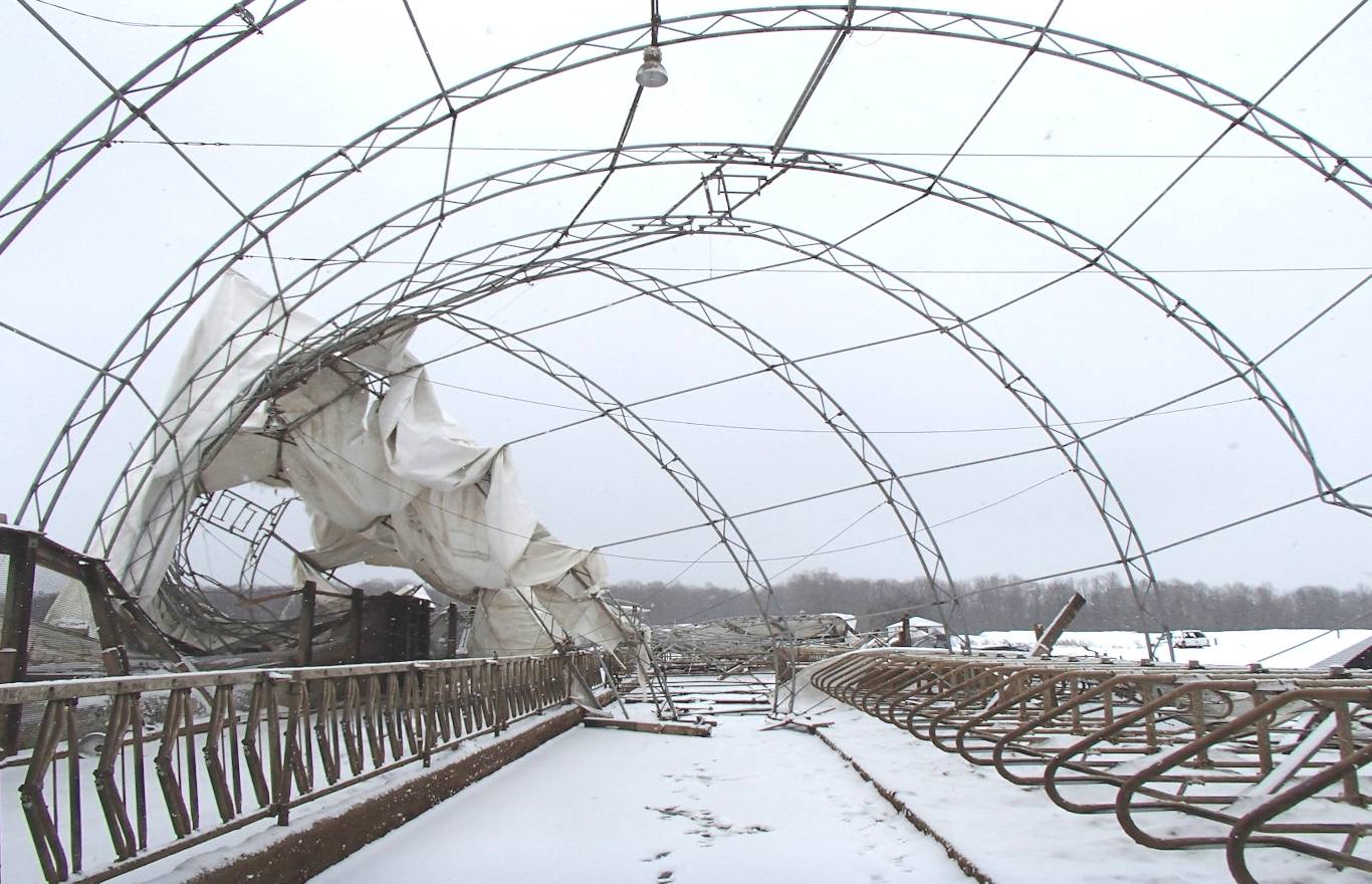 Dairy Barn Collapse 2