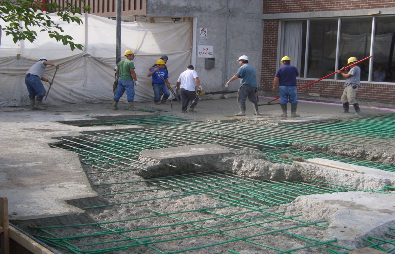 Parking Garage Concrete Pad