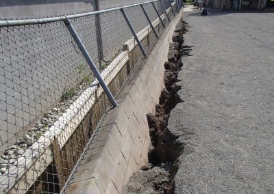 Retaining Wall Collapse